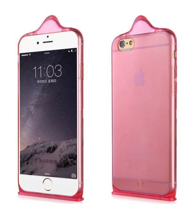 Чехол Baseus icondom розовый для iPhone 6/6S