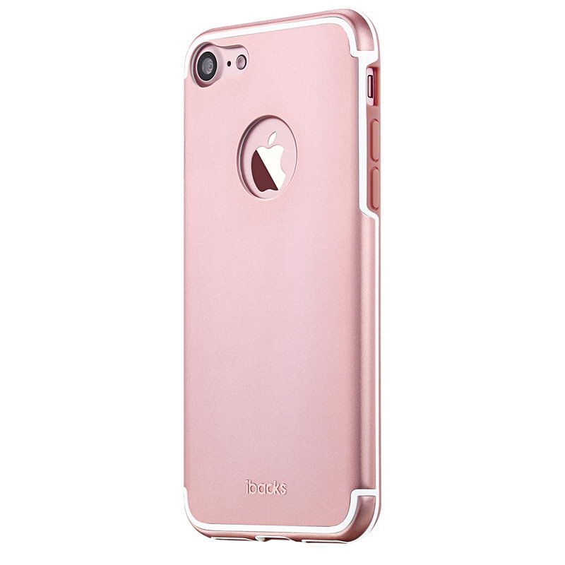 Захисний чохол iBacks Essence Aluminum рожеве золото для iPhone 7 Plus