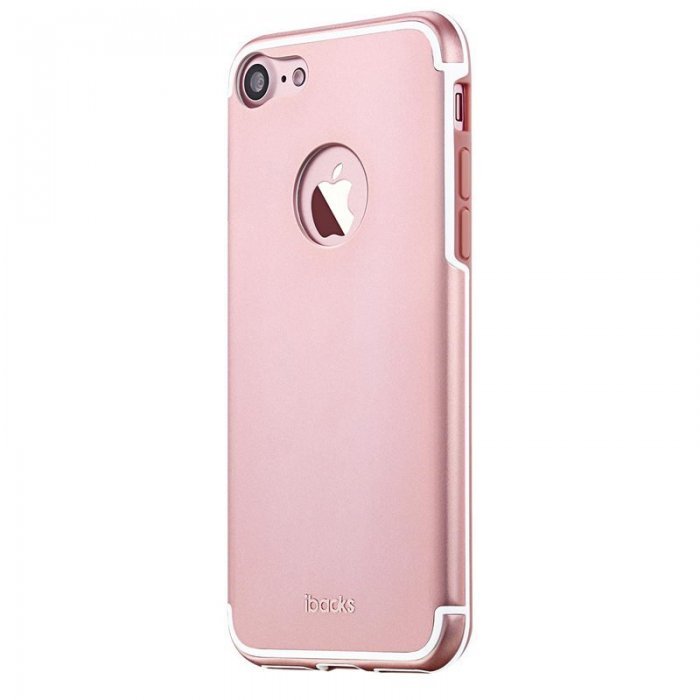 Захисний чохол iBacks Essence Aluminum рожеве золото для iPhone 7 Plus