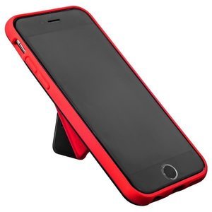 Чехол-накладка для Apple iPhone 6/6S - iBacks Windmill черный + красный