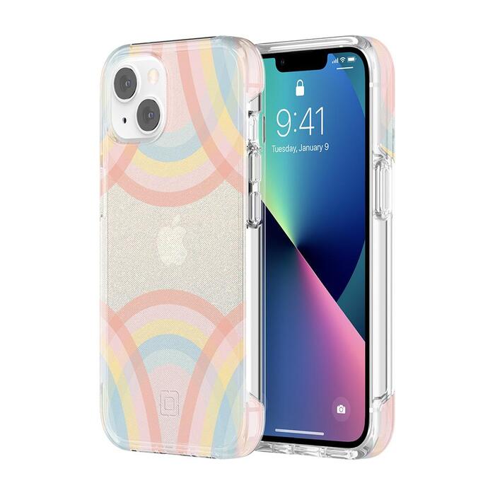 Чохол із малюнком Incipio Design Series Rainbow Glitter Wash для iPhone 13 (IPH-1957-RGW)