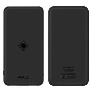 Зовнішній бездротовий акумулятор iWalk Chic Air 8000mAh чорний (уцінка W)