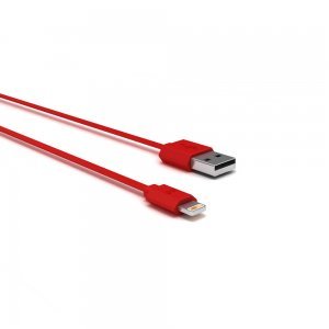 Кабель Lightning iWalk Trione 2м, красный для iPhone/iPad/iPod