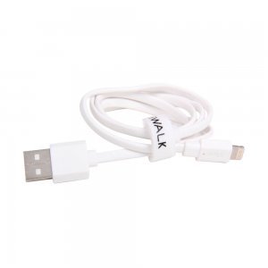 Кабель Lightning iWalk Trione 2м, белый для iPhone/iPad/iPod