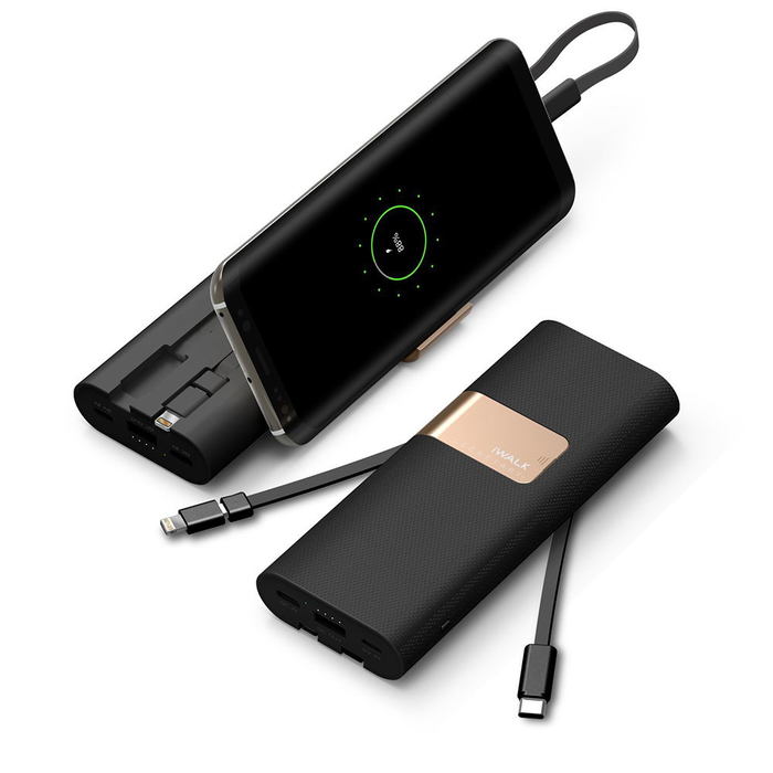 Внешний аккумулятор iWalk Secretary Plus 20000mAh черный (M+L)