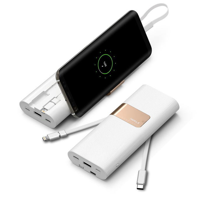 Внешний аккумулятор iWalk Secretary Plus 20000mAh белый (уценка Lightning) Внешний аккумулятор iWalk Secretary Plus 20000mAh белый (уценка Lightning)