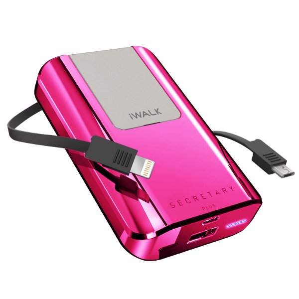 Внешний аккумулятор iWalk Secretary Plus 10,000mAh розовый