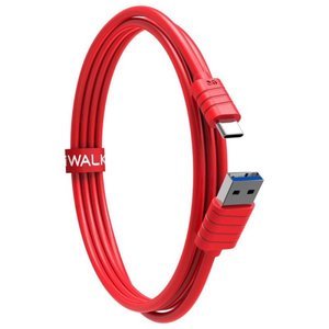 Type-C кабель iWALK Twister C червоний (CST013-008A)