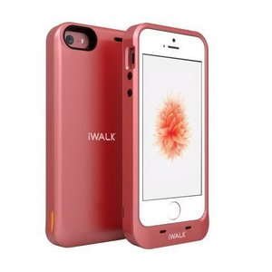 Дополнительный аккумулятор для Apple iPhone 5/5S/SE - iWalk Chameleon Racer 2000мАч розовый