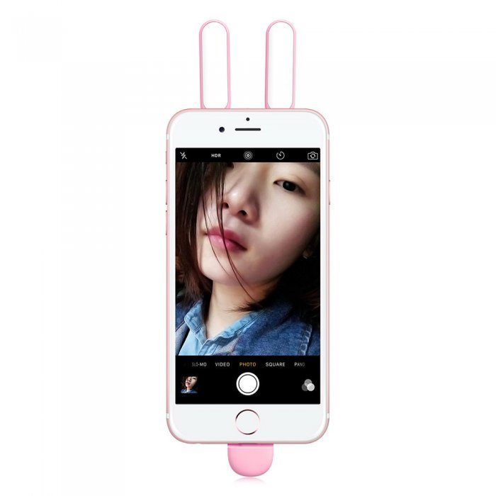 Фото/видео свет Baseus Selfie Light With Double Light розовый для iPhone Фото/видео свет Baseus Selfie Light With Double Light розовый для iPhone
