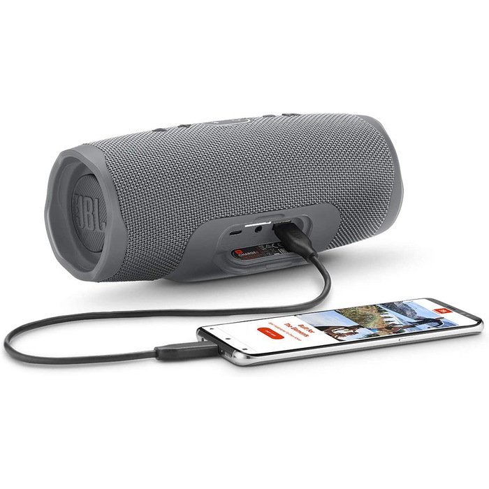 Портативна акустика JBL Charge 4 сіра Портативна акустика JBL Charge 4 сіра