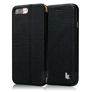 Чехол Jisoncase Genuin черный для iPhone 8 Plus/7 Plus