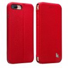 Чехол Jisoncase Genuin красный для iPhone 8 Plus/7 Plus
