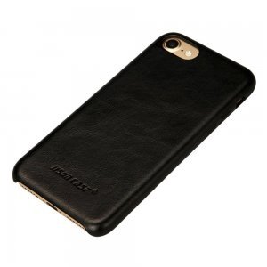 Кожаный чехол Jisoncase Vintage Genuine handmade черный для iPhone 8 Plus/7 Plus