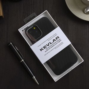 Чохол K-DOO Kevlar чорний для iPhone 12/12 Pro