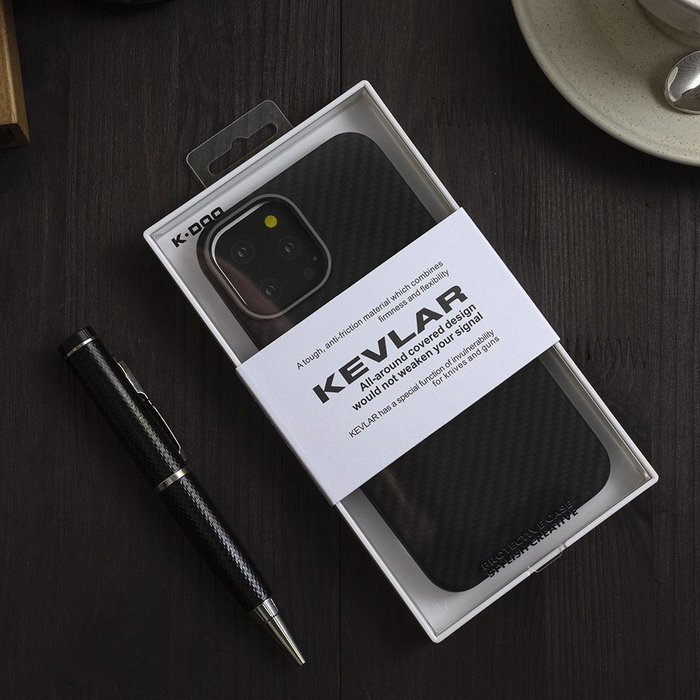 Чехол K-DOO Kevlar черный для iPhone 12 mini Чехол K-DOO Kevlar черный для iPhone 12 mini