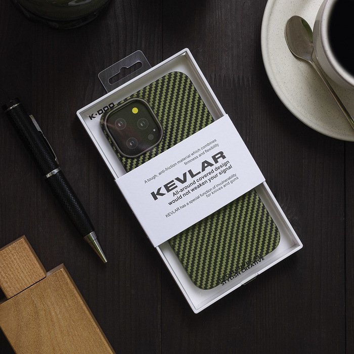 Чохол K-DOO Kevlar зелений для iPhone 12/12 Pro Чохол K-DOO Kevlar зелений для iPhone 12/12 Pro