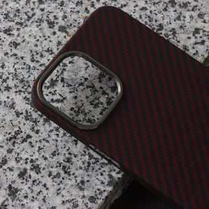 Чехол K-DOO Kevlar красный для iPhone 12 Pro Max
