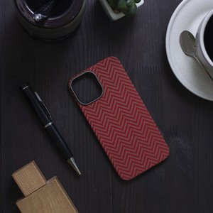 Чохол K-DOO Kevlar M Pattern червоний для iPhone 12/12 Pro