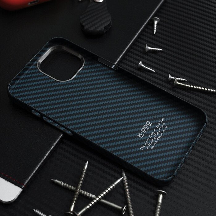 Чохол K-DOO Kevlar синій для iPhone 13 mini Чохол K-DOO Kevlar синій для iPhone 13 mini