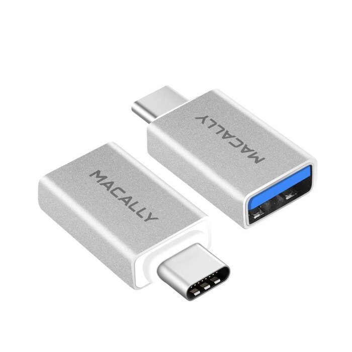 Адаптер Macally з USB-C 3.1 на USB-A 3.0 (два адаптери в комплекті) (UCUAF2)