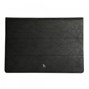 Чохол-книжка для MacBook Air 12" - Jisoncase leather stand чорний