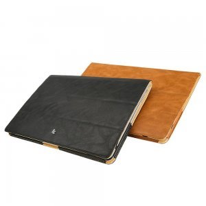 Чохол-книжка для MacBook Air 13.3" - Jisoncase leather stand чорний