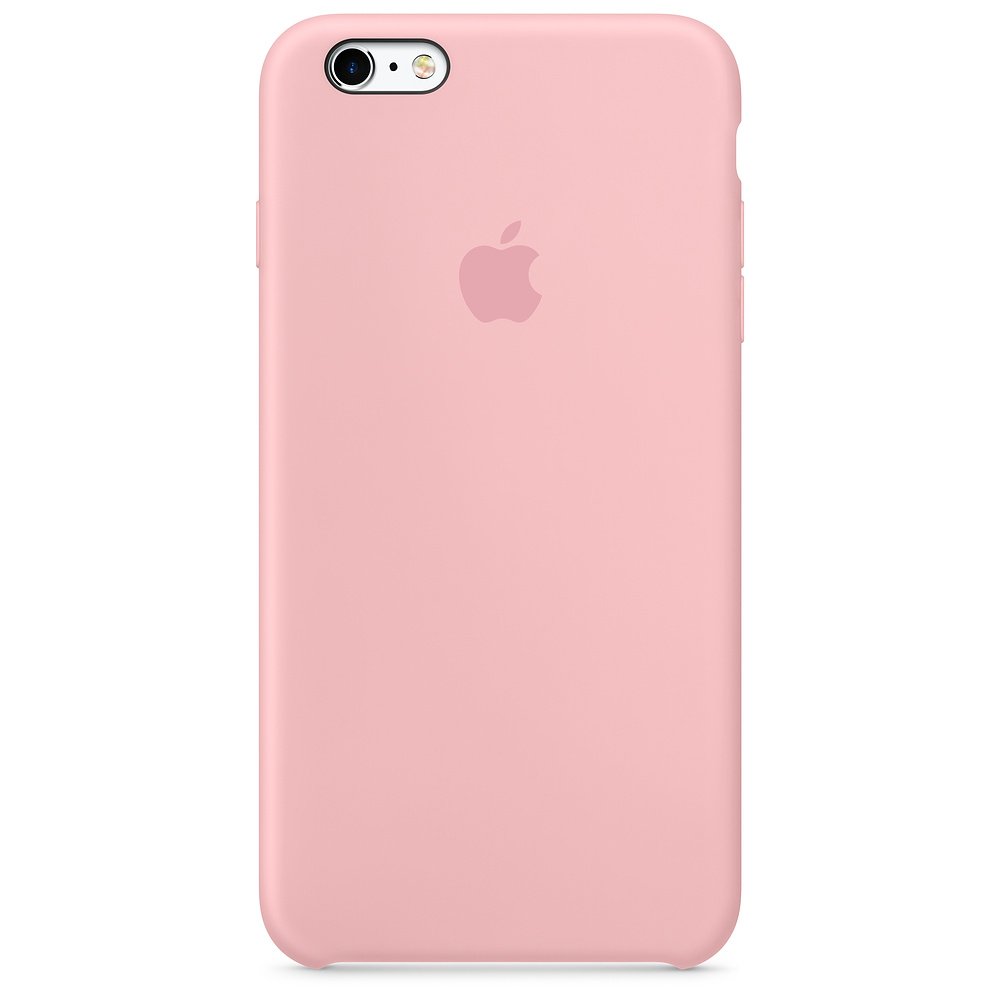 Силиконовый чехол розовый для iPhone 6/6S