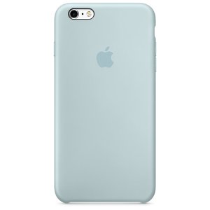 Силиконовый чехол светло-синий для iPhone 6/6S