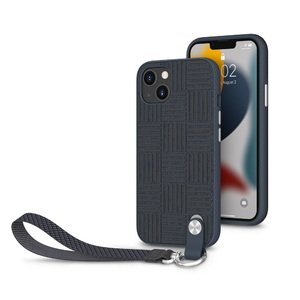 Moshi Altra Slim Hardshell Case with Wrist Strap Midnight Blue for iPhone 13 (99MO117532)
