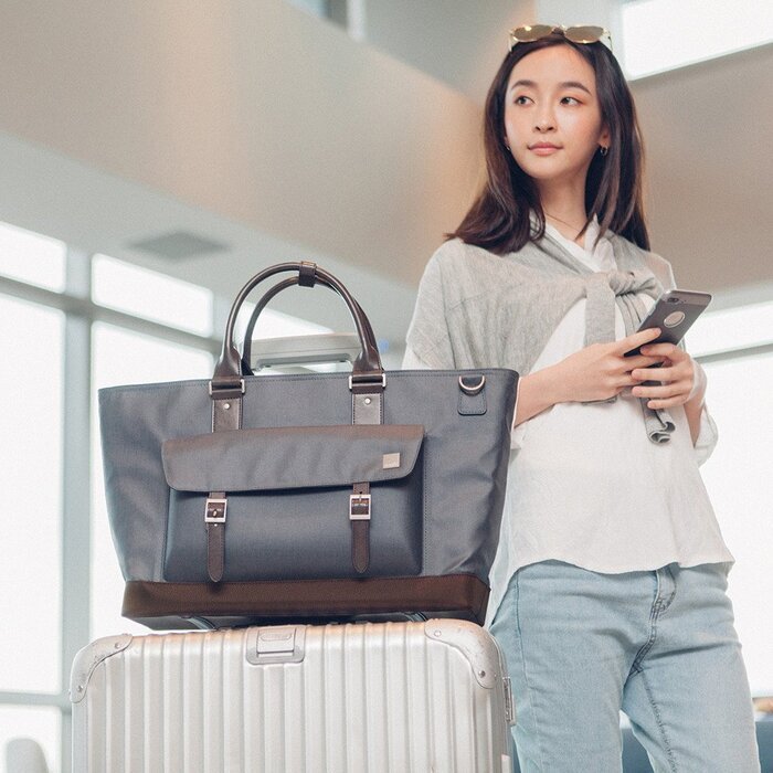 Moshi Costa Travel Satchel Granite Gray (99MO099041)