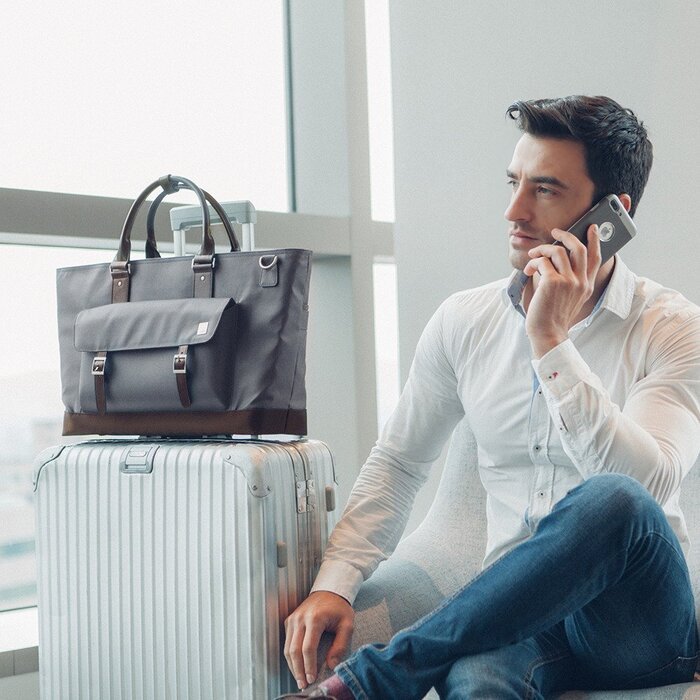 Moshi Costa Travel Satchel Granite Gray (99MO099041)