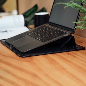 Moshi Muse 13" 3-in-1 Slim Laptop Sleeve Jet Black для MacBook Pro 13"/MacBook Air 13" Retina (99MO034008)