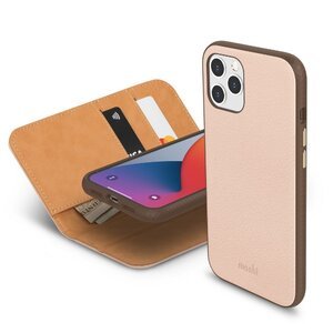 Moshi Overture Premium Wallet Case Luna Pink for iPhone 12/12 Pro (99MO091308)