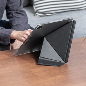 Moshi VersaCover Case with Folding Cover Charcoal Black for iPad Pro 12.9" (3rd/4th Gen) (99MO056010)