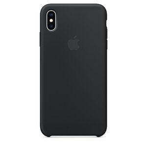 Силиконовый чехол чёрный для iPhone XS Max