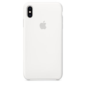 Силиконовый чехол белый для iPhone XS Max