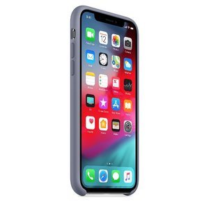 Силиконовый чехол лавандовый для iPhone X