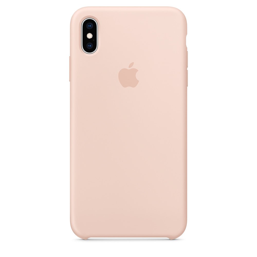 Силіконовий чохол рожевий для iPhone XS Max