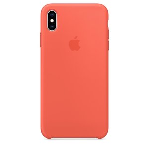 Силиконовый чехол оранжевый для iPhone XS Max