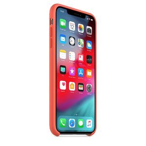 Силіконовий чохол помаранчевий для iPhone XS Max