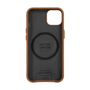 Шкіряний чохол Native Union Clic Classic коричневий для iPhone 13 (CCLAS-BRN-NP21M)