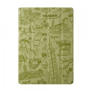 Чохол-книжка для iPad Air / Air 2 - Ozaki O! Coat Travel Taipei зелений