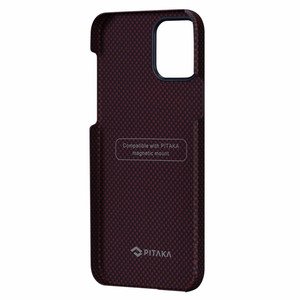 Pitaka MagEZ Case Plain Black/Red для iPhone 12 Pro (KI1204P)
