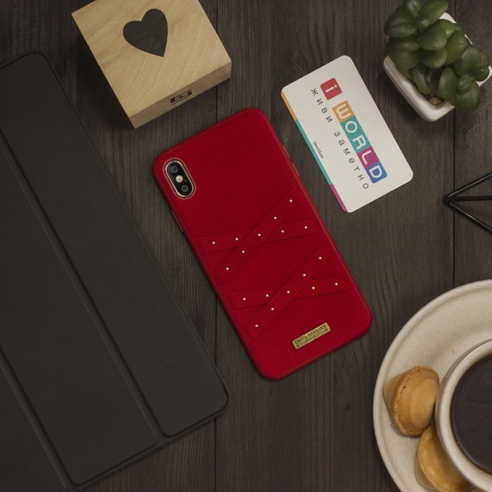 Чохол Polo Abbott червоний для iPhone XS Max Чохол Polo Abbott червоний для iPhone XS Max