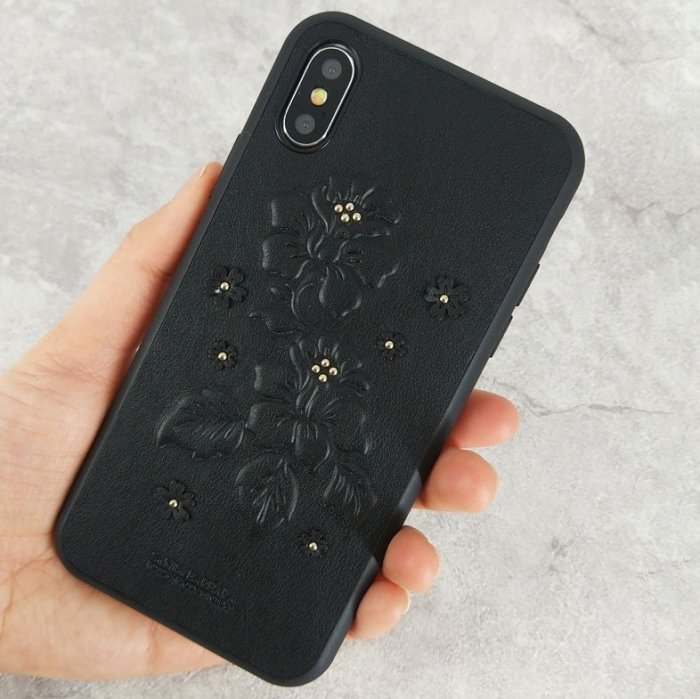 Кожаный чехол Polo Azalea черный для iPhone X/XS Кожаный чехол Polo Azalea черный для iPhone X/XS
