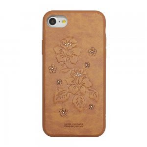 Шкіряний чохол Polo Azalea коричневий для iPhone 7 Plus / 8 Plus