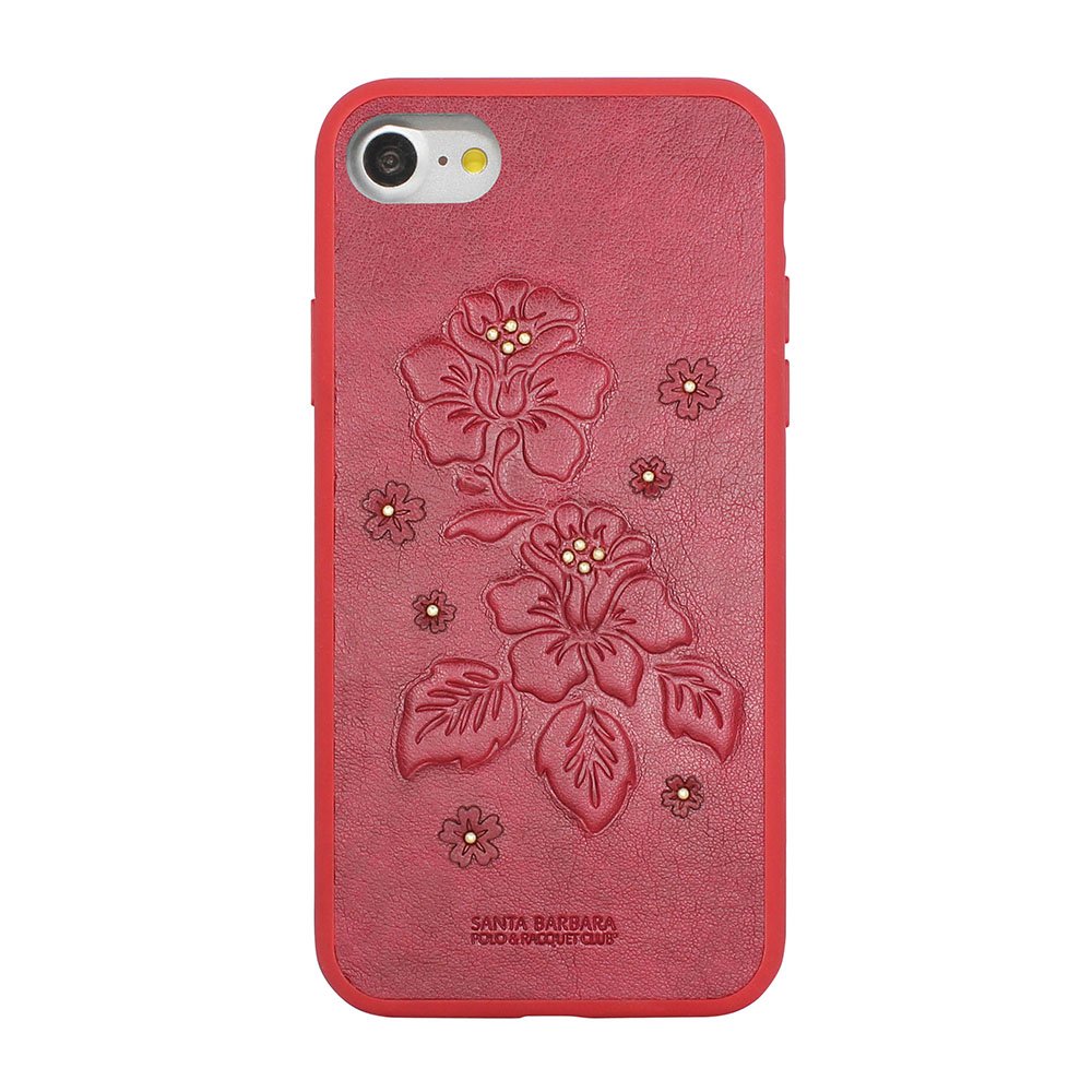 Кожаный чехол Polo Azalea красный для iPhone 7/8/SE 2020
