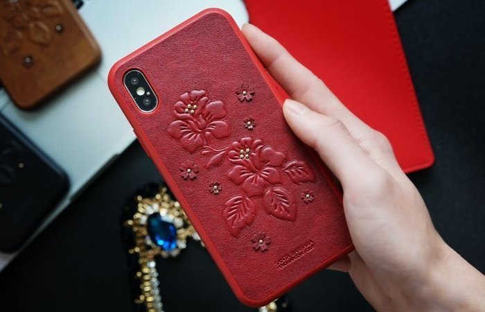 Шкіряний чохол Polo Azalea червоний для iPhone X/XS Шкіряний чохол Polo Azalea червоний для iPhone X/XS