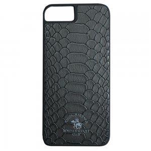 Кожаный чехол Polo Knight черный для iPhone 8 Plus/7 Plus
